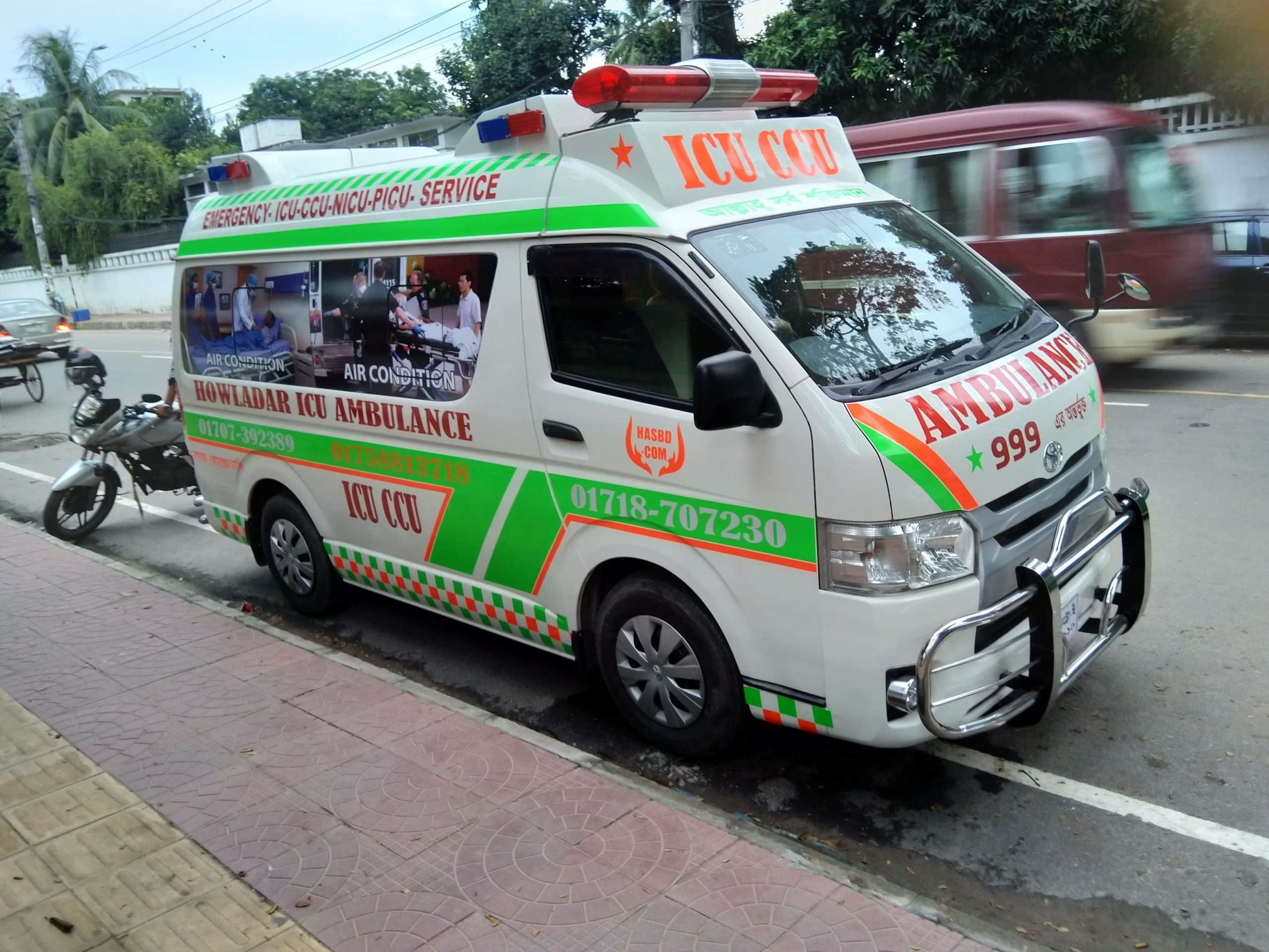 ICU Ambulance Service in Dhaka